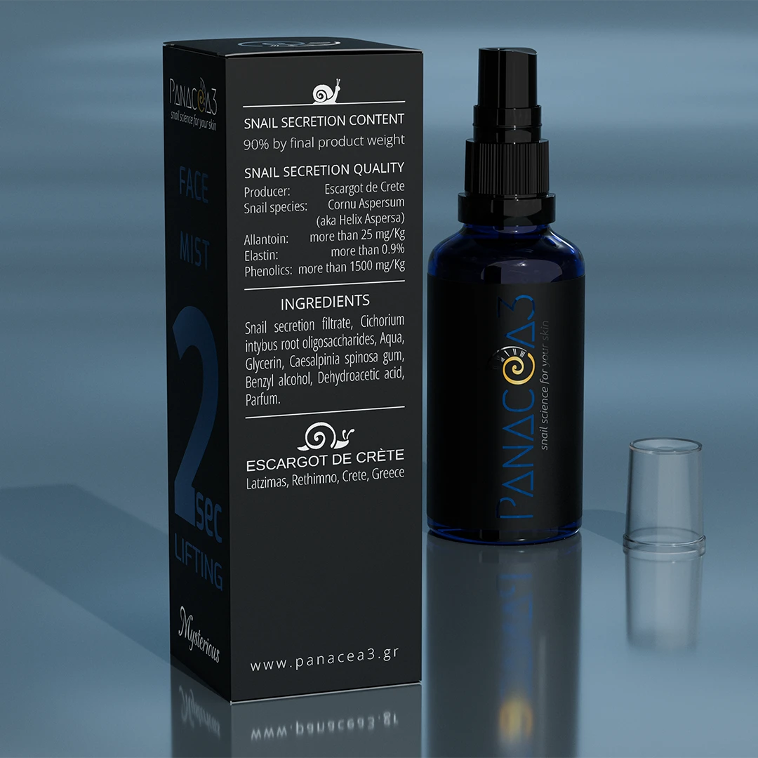 PANACEA3 Face Mist 2sec Lifting from snail secretion, Mysterious