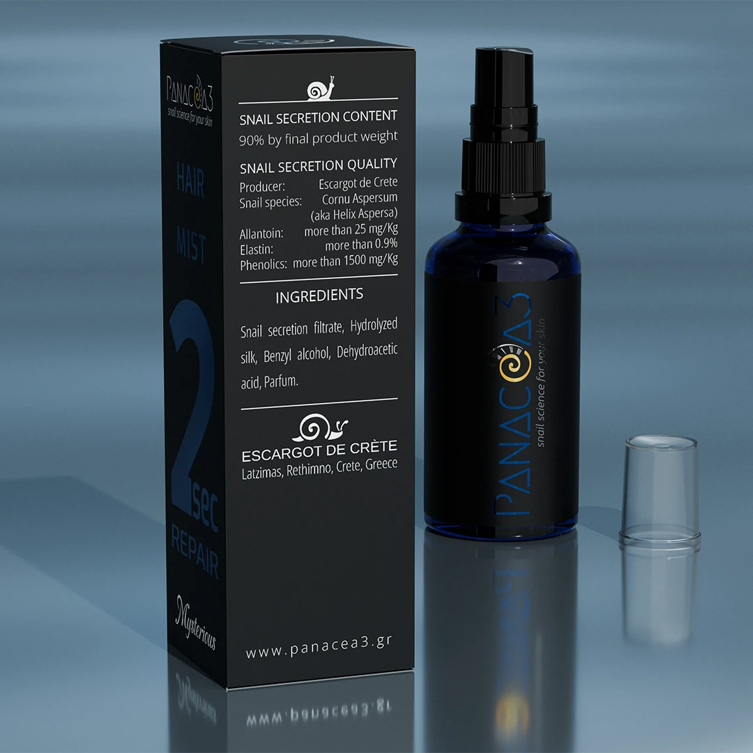 PANACEA3 Hair Mist 2sec Repair from snail secretion, Mysterious