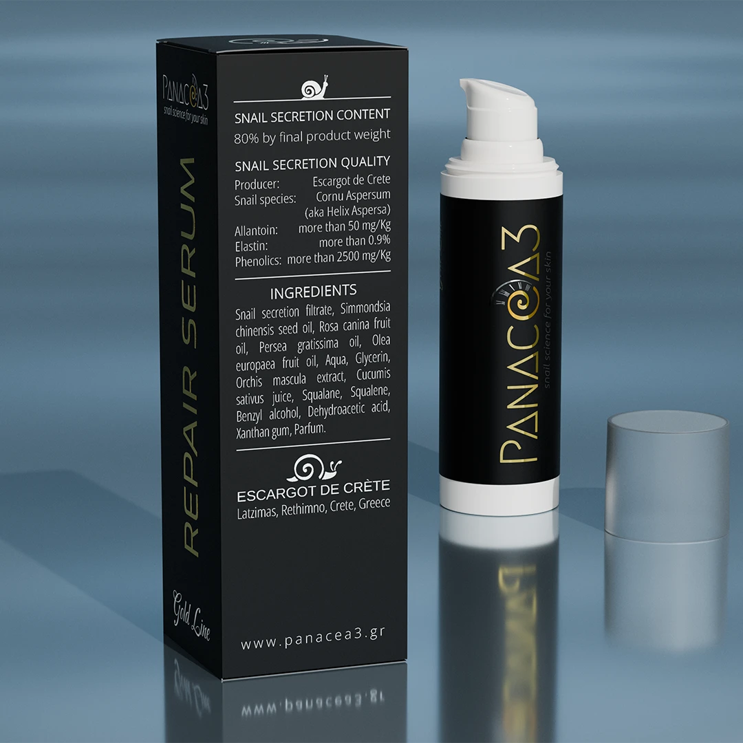 PANACEA3 Repair Serum from snail secretion 24h, Gold Line